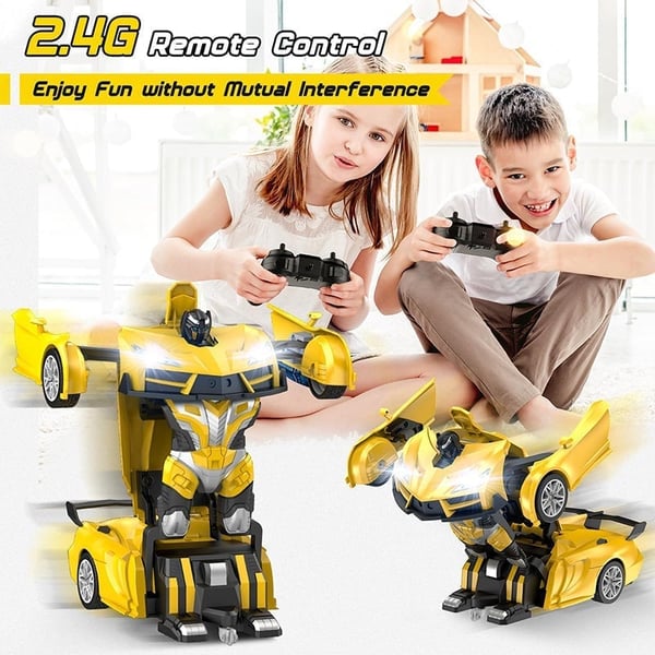 Remote Control Transforming Robot Car