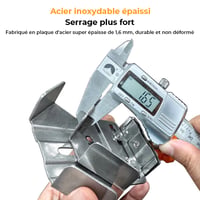 Pince à angle droit en acier inoxydable