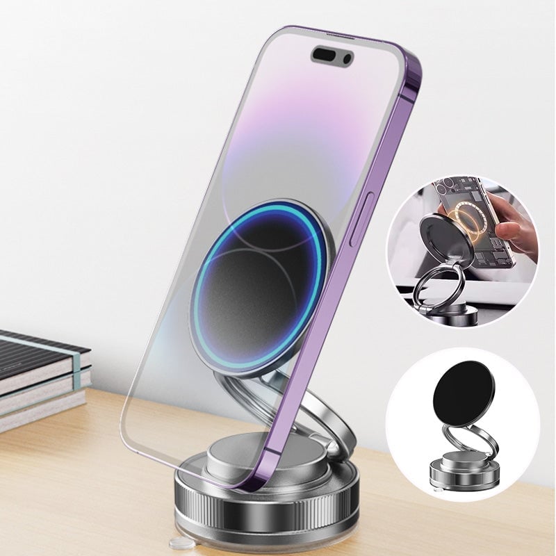 360° verstellbarer Vakuum-Magnet-Handyhalter