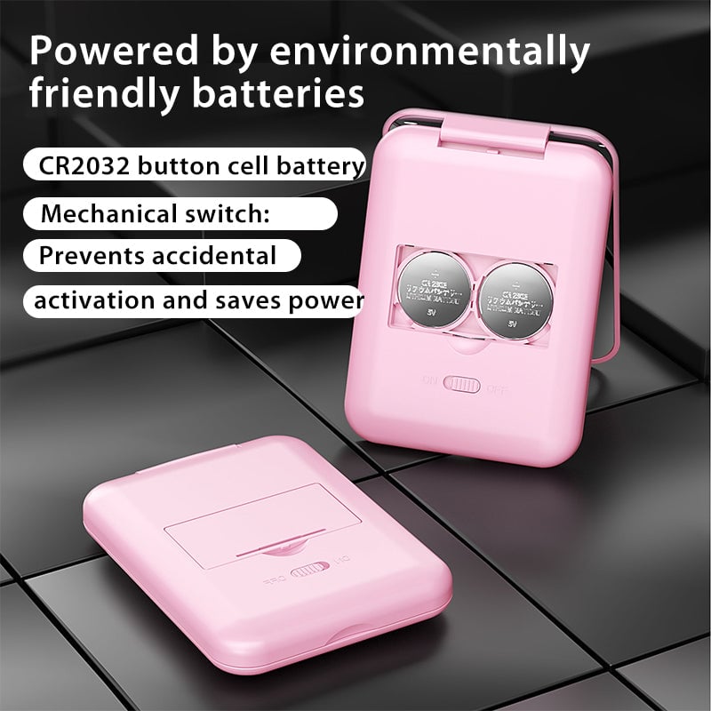Mini LED Magnification Pocket Mirror