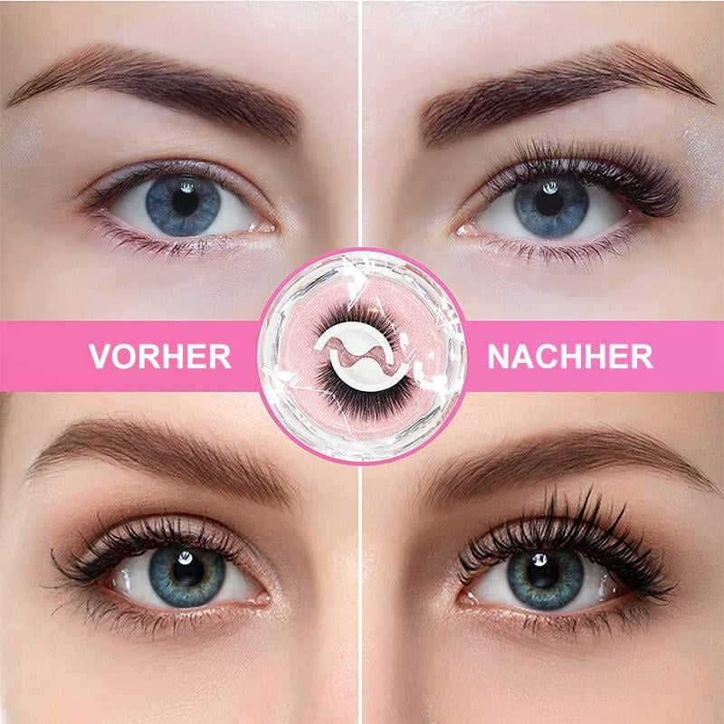 Wiederverwendbare selbstklebende Wimpern