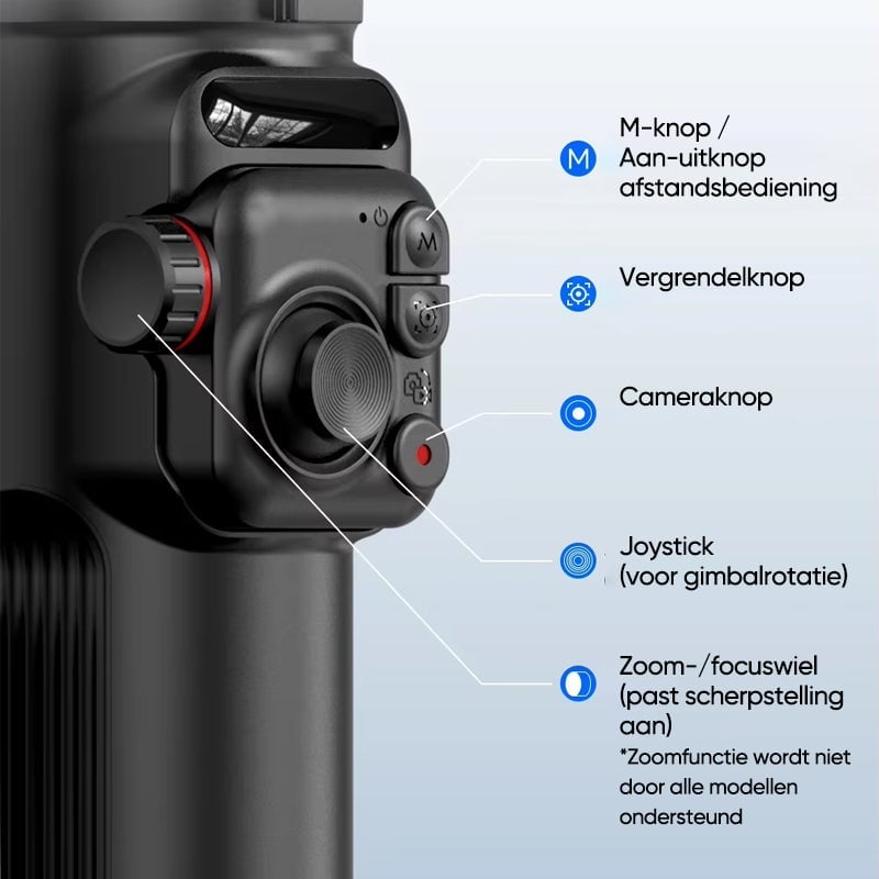 Slimme 3-Assige Gimbal Met Ai-Tracking – Professioneel Videofilmgereedschap