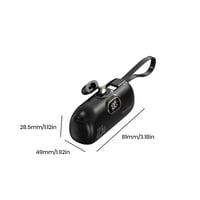 Mini Portable Charger with Built-in Cable