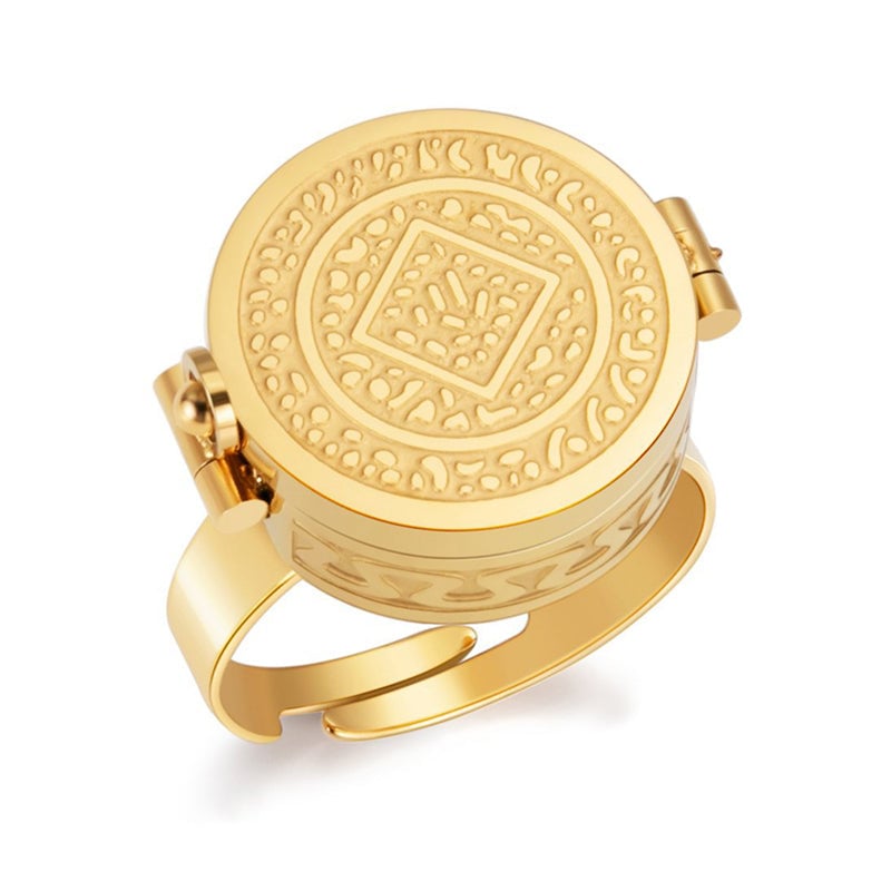 Lip balm, lipstick, and ring storage