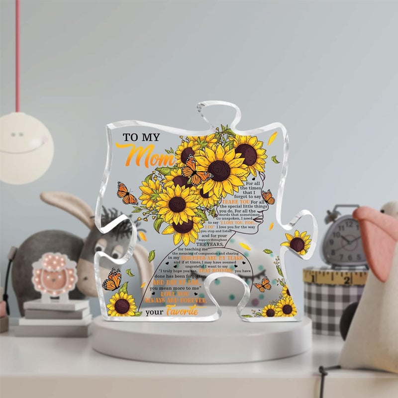 Surprise Acrylic Jigsaw Puzzle Ornament Mother’s Day Gift