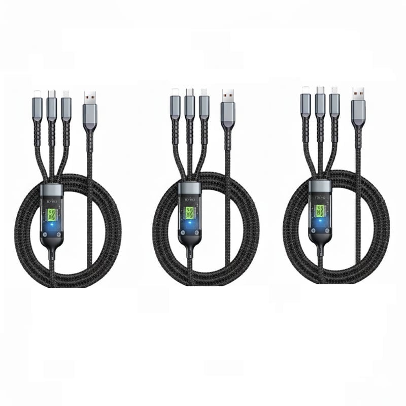 3-in-1 100 Watt Data Cable