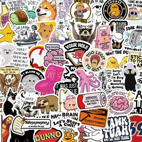 Bestselling Waterproof Doodle Stickers
