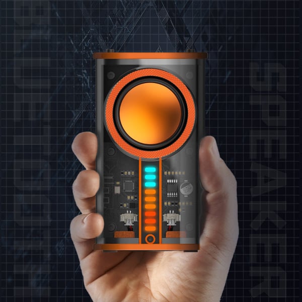 Transparent Mecha Wireless Bluetooth Speaker