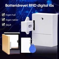 Elektronisk skaplås DIY for treskuffeskap