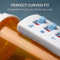 Reusable Sliding Pill Reminder Bottle Tracker