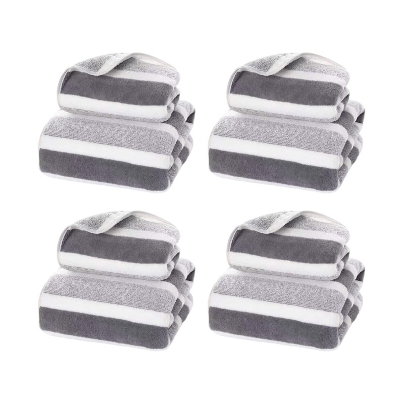 Luxus-Badetuch-Set aus Korallenfleece