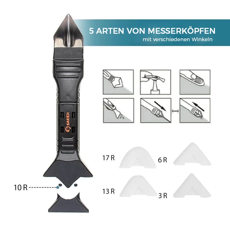 3 in 1 Silikonentferner Set Dichtungs Werkzeugsatz