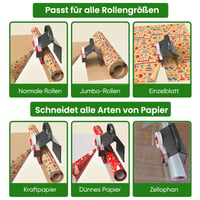 Geschenkpapier-Schneider- und Spenderset