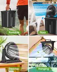 Sakerplus Portable Misting Fan