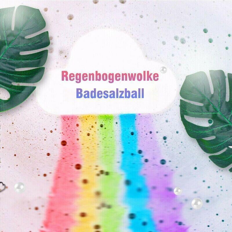 Regenbogen-Badebombe