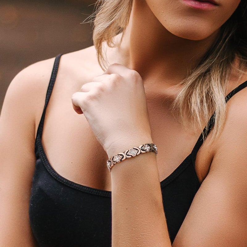 Blumen-Kupferarmband