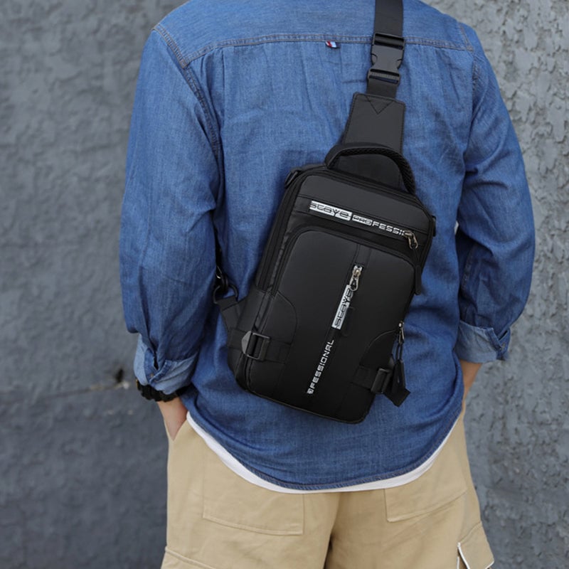 Multi-Usage Chest Bag with Charging Port