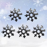 Sakerplus 18-in-1 Stainless Steel Snowflakes Multi-tool