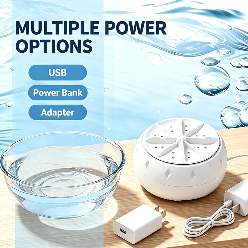 USB Mini Turbine Washer