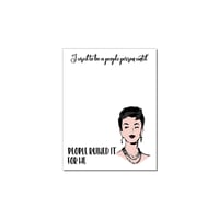 Geestige vrouwen sticky notes