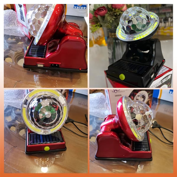 Solarbetriebene bunte Magic Ball RGB Atmosphärenlampe