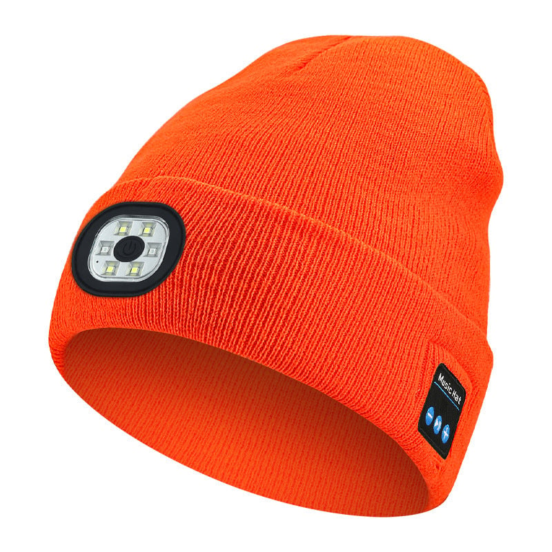 LED Bluetooth Beanie with Detachable Speakers