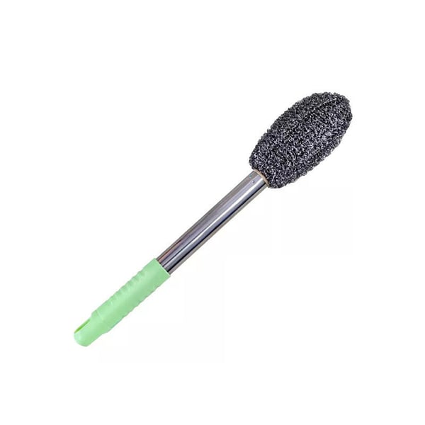 Long handle stainless steel pot brush