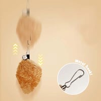 Rechargeable hanging squirrel cat toy