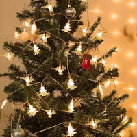 Kerstsneeuwvlok lichtslingers