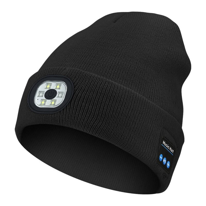 Bluetooth Beanie with LED Light & Removable Speakers