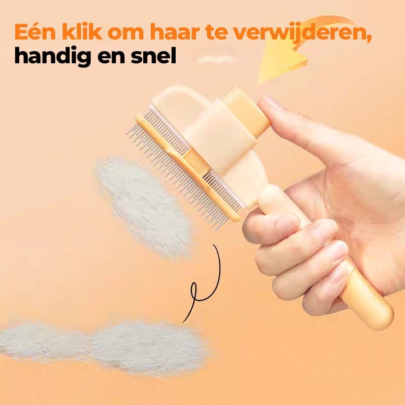 Saker One-touch kam voor het verwijderen van dierenhaar