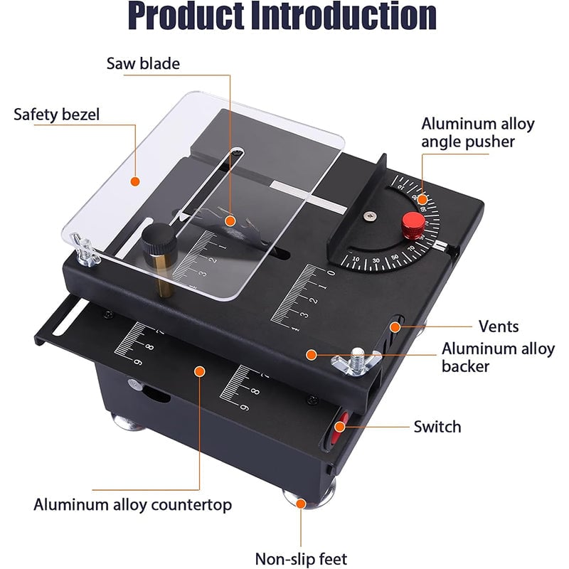 SAKER® Mini Multi-Functional Table Saw