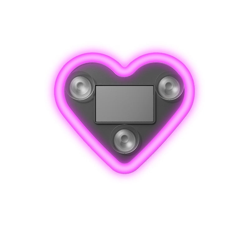 Solar Heart LED Car Ambient Light