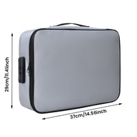 Waterproof and Fireproof Lockable Document Storage Bag