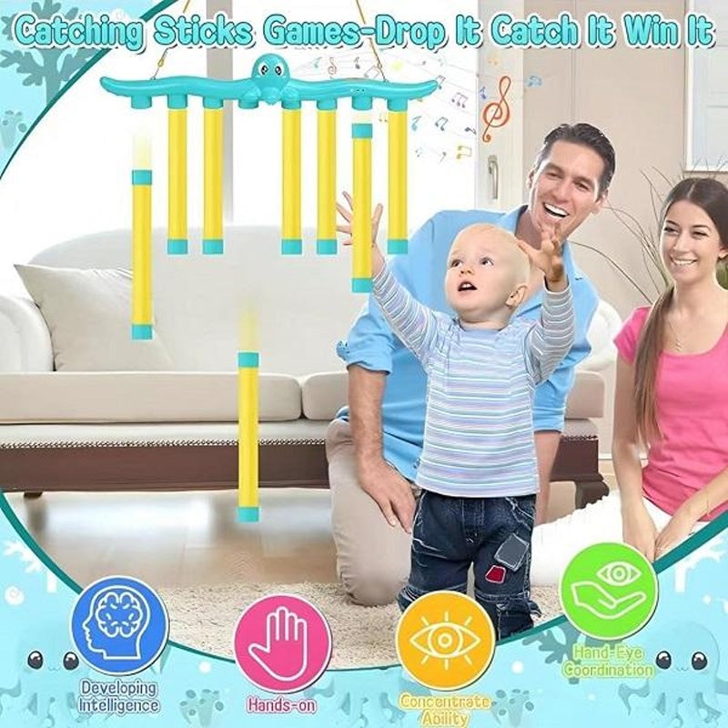 Reaction Challenge Octopus Stick Grab Game
