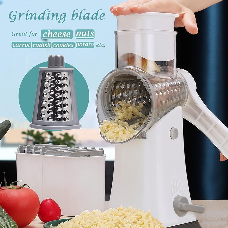 5 in 1 Rotary Cheese Grater Shredder