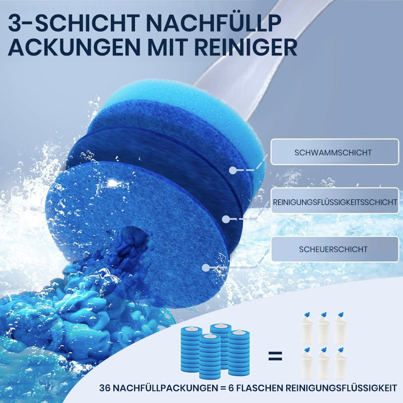 Elektrische Toilettenbürste mit Halter-Set