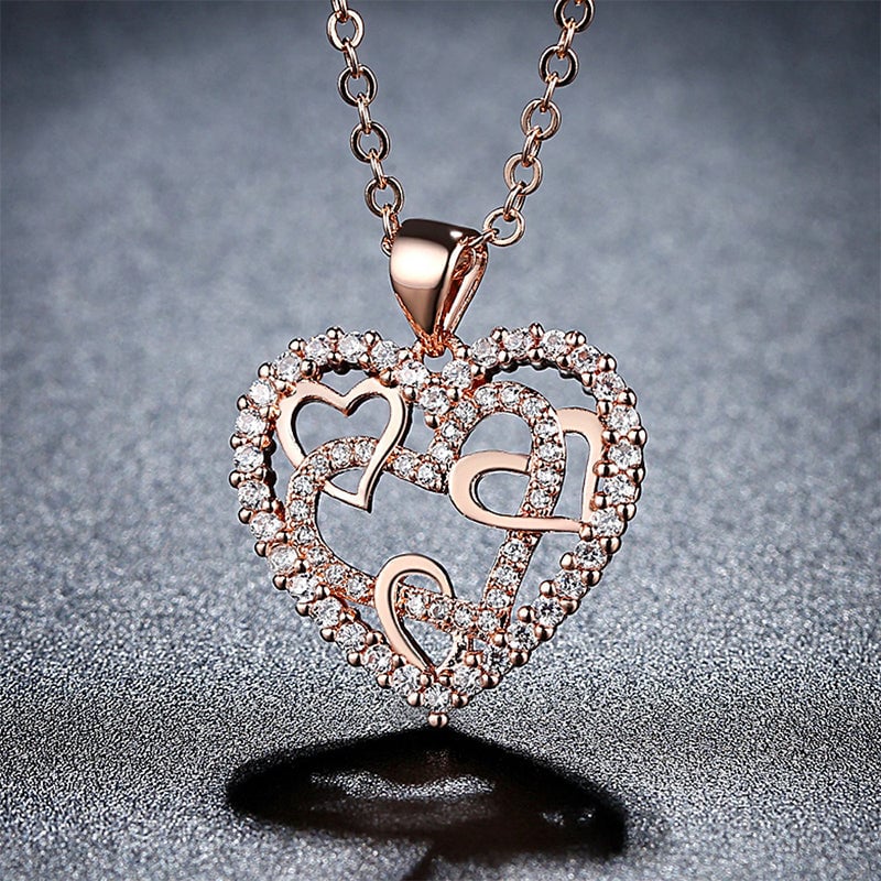 💕Interlocking Hearts Necklace