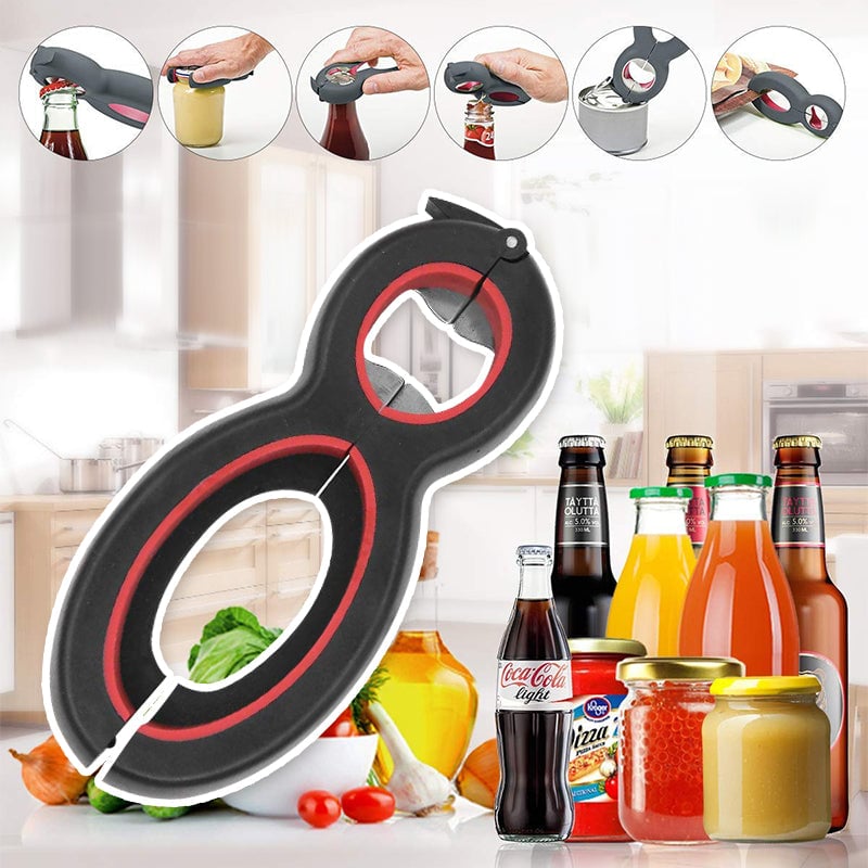 6 in1 Multifunctional Bottle Opener