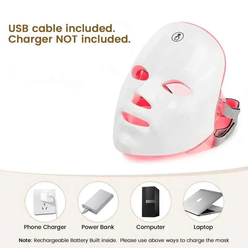 LED Phototherapy Facial Mask