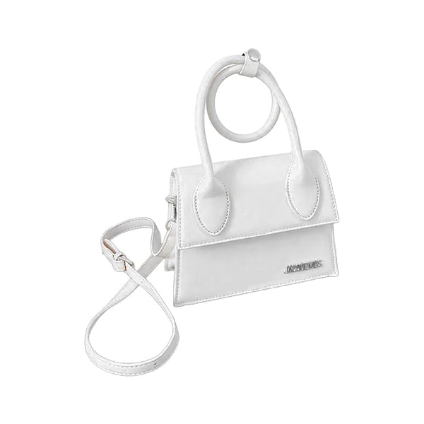 Solid Color Flap Square Bag