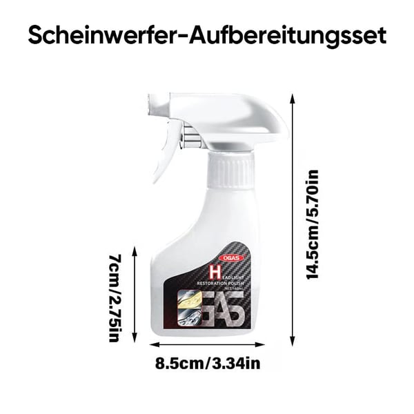 upsell-Scheinwerfer-Restaurierungsspray