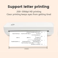 Portable Wireless Bluetooth Thermal Printer Free Shipping