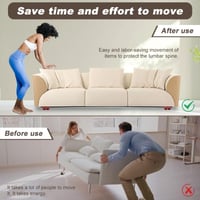 Furniture lifting tool set