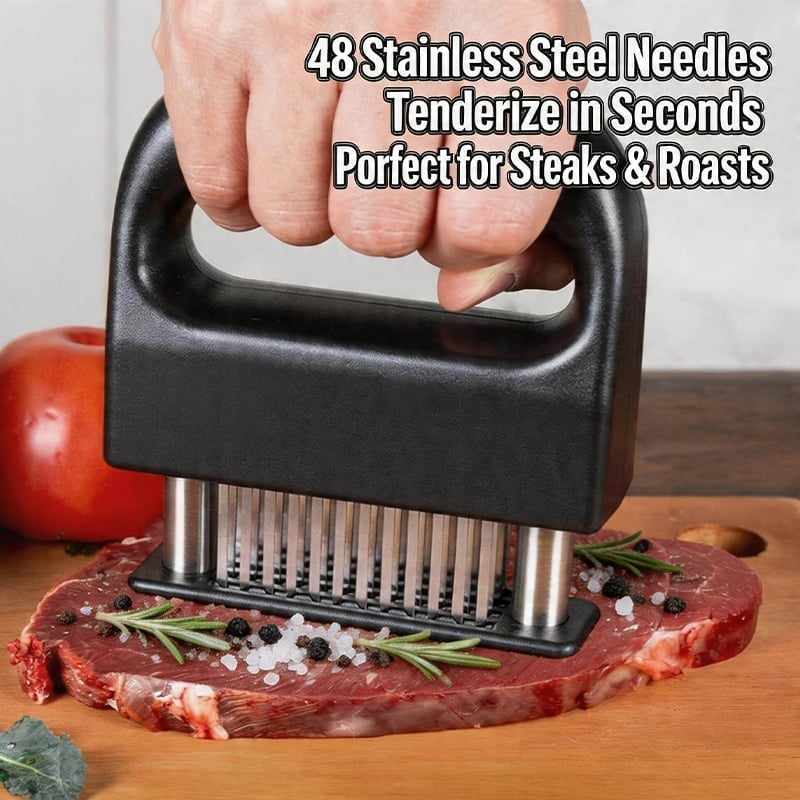 Professional Spring-Loaded Meat Tenderizer