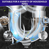 Rapid-Foam Toilet Cleaner & Drain Unclogger