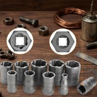 32-teiliges Mutternlöser Set aus Kohlenstoffstahl