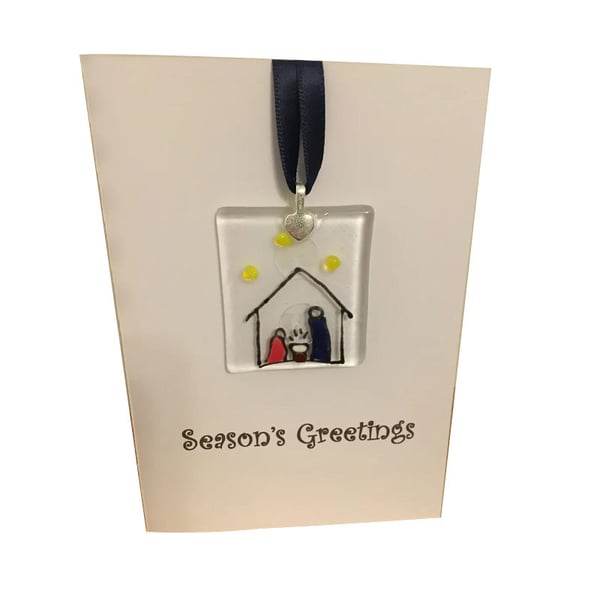 Handmade Christmas Card Ornaments