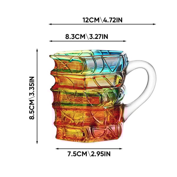 Handbemalte Buch-Kaffeetasse