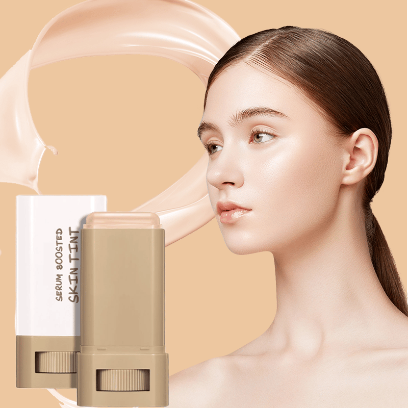 Base de maquillaje en crema, corrector y barra de maquillaje